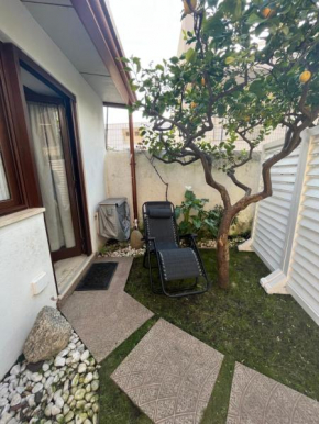 Sicily one room beach apartment front Eolie islands Spadafora